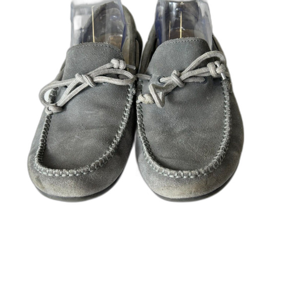Cole Haan Grant Gray Suede Slip-on Camp Driving Loafer Shoes Size 9M - Picture 3 of 15